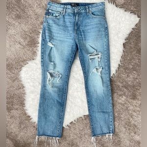 Gap Boyfriend Distressed Denim Jeans